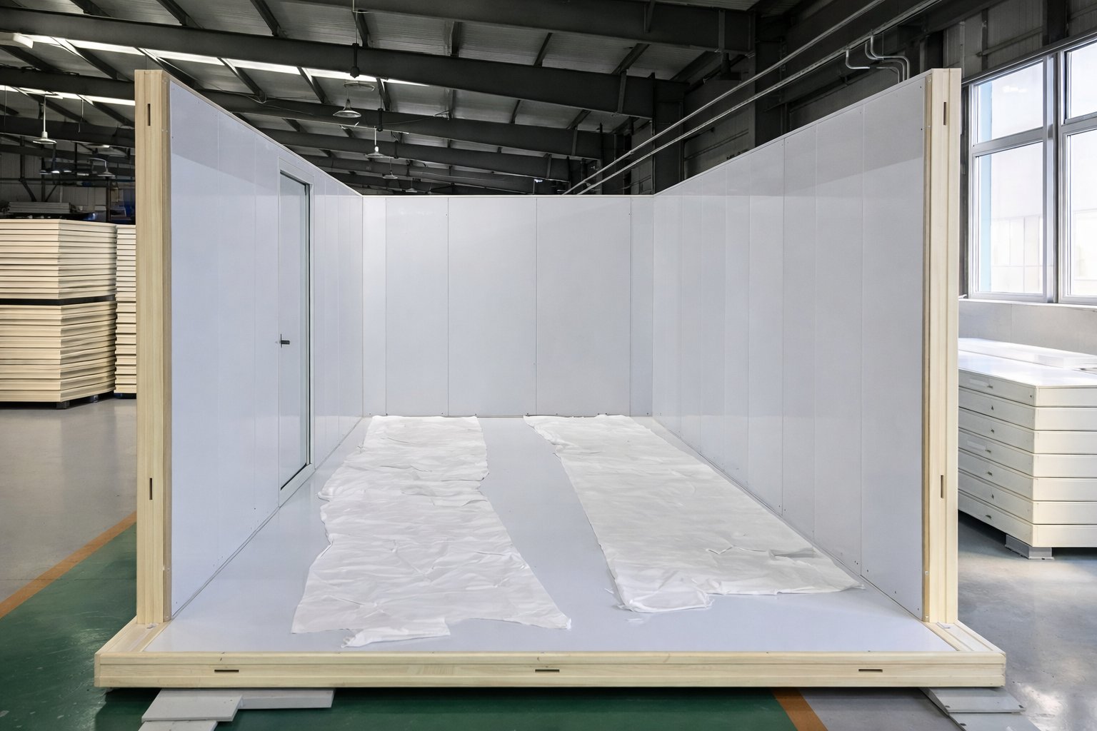 Холодильная камера для продуктового склада